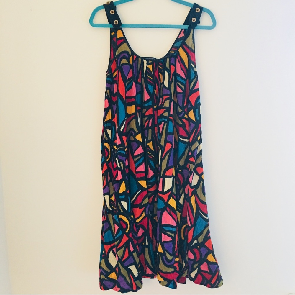 ✨ R A R E French Connection Stained Glass Dress ✨